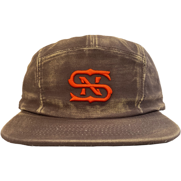 
                  
                    Load image into Gallery viewer, Red SN Logo 5 Panel Hat
                  
                